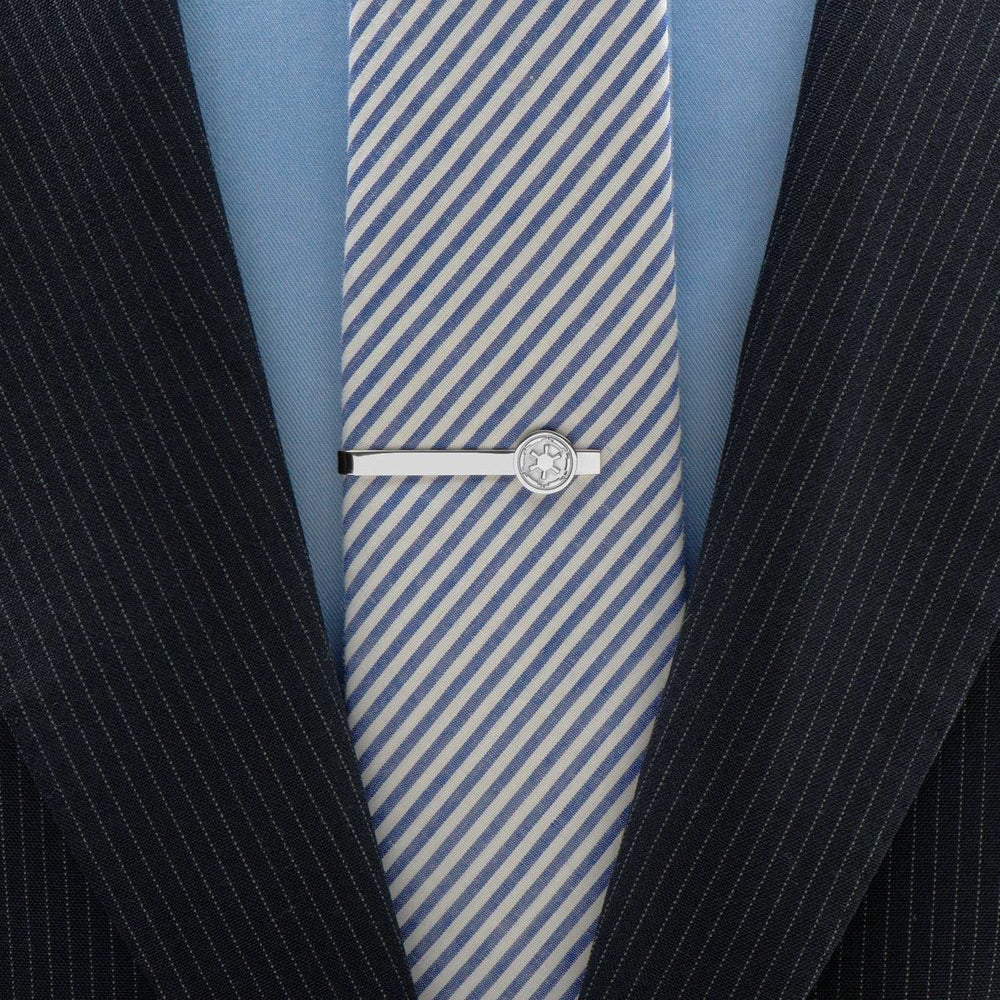 Star Wars Imperial Crest Stainless Steel Tie Bar - Cufflinks.com - Flyclothing LLC