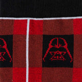 Star Wars Darth Vader Black and Red Plaid Dress Socks and Imperial Crest Lapel Pin Gift Set - Cufflinks.com - Flyclothing LLC