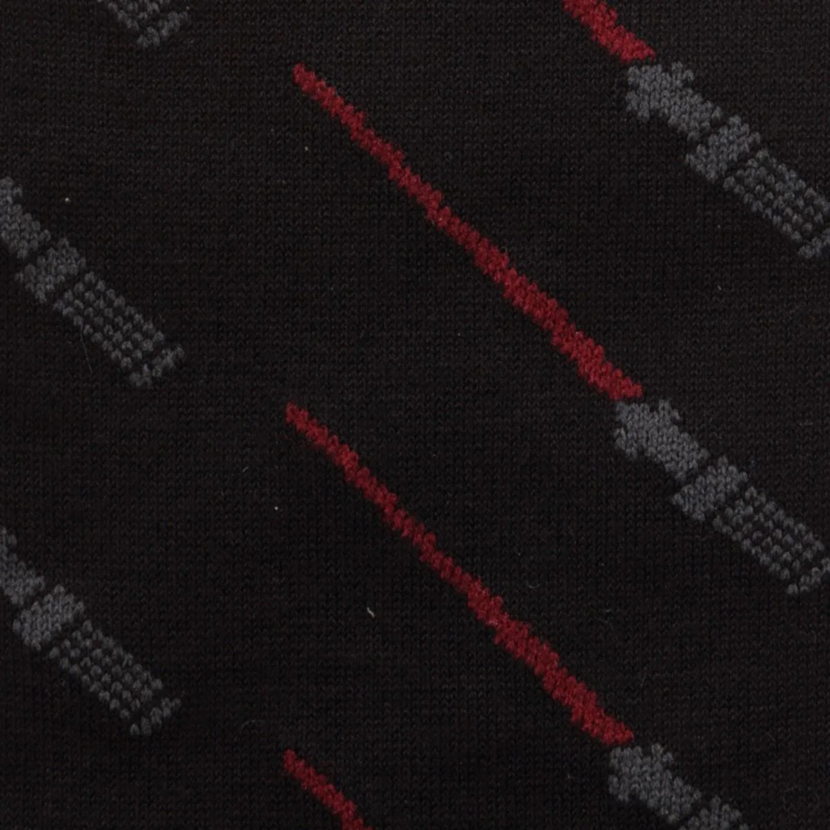 Star Wars Green and Red LIGHTSABER Pattern Black Dress Socks with Jedi Crest Lapel Pin Gift Set - Cufflinks.com - Flyclothing LLC