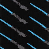 Star Wars Obi-Wan Kenobi Blue LIGHTSABER Pattern Black Dress Socks with Jedi Crest Lapel Pin Gift Set - Cufflinks.com - Flyclothing LLC