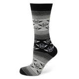 Star Wars Yoda Gray and Black Ombre Pattern Dress Socks with Jedi Crest Lapel Pin - Cufflinks.com - Flyclothing LLC