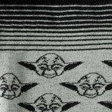 Star Wars Yoda Gray and Black Ombre Pattern Dress Socks with Jedi Crest Lapel Pin - Cufflinks.com - Flyclothing LLC