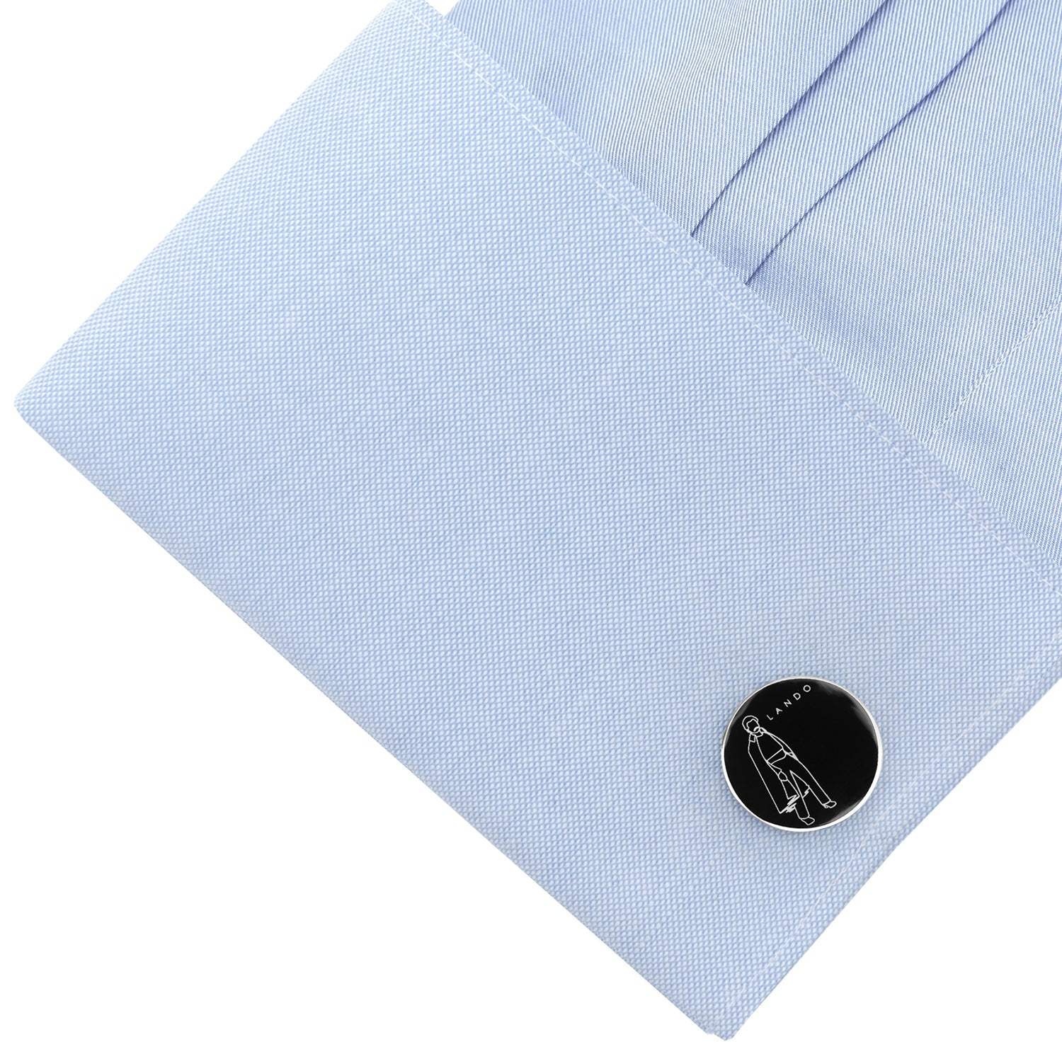 Star Wars Lando Calrissian Cufflinks - Cufflinks.com - Flyclothing LLC