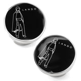 Star Wars Lando Calrissian Cufflinks - Cufflinks.com - Flyclothing LLC