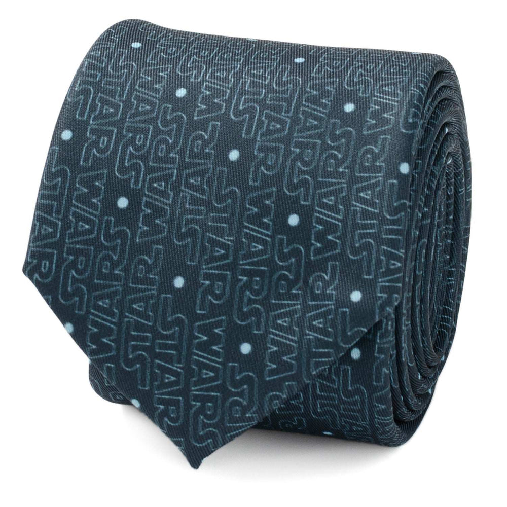 Star Wars Logo Blue Tie - Cufflinks.com - Flyclothing LLC