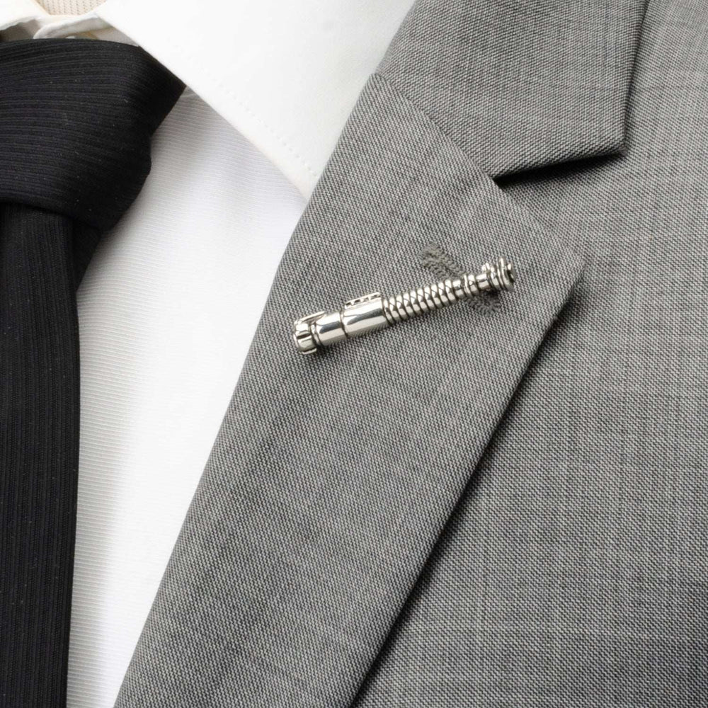 Star Wars Luke Skywalker LIGHTSABER Lapel Pin - Cufflinks.com - Flyclothing LLC