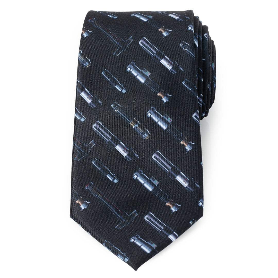 Star Wars LIGHTSABER Hilt Pattern Tie - Cufflinks.com - Flyclothing LLC