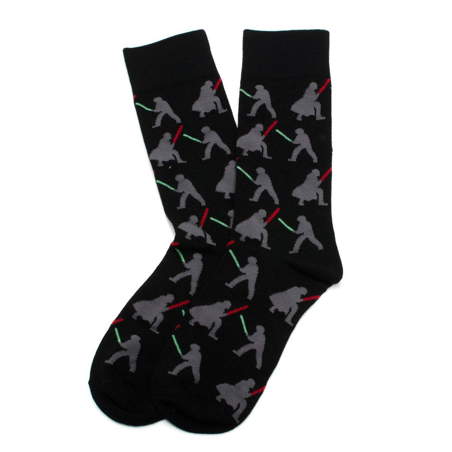 Star Wars LIGHTSABER Battle Dress Socks and Darth Vader Lapel Pin Gift Set - Cufflinks.com - Flyclothing LLC