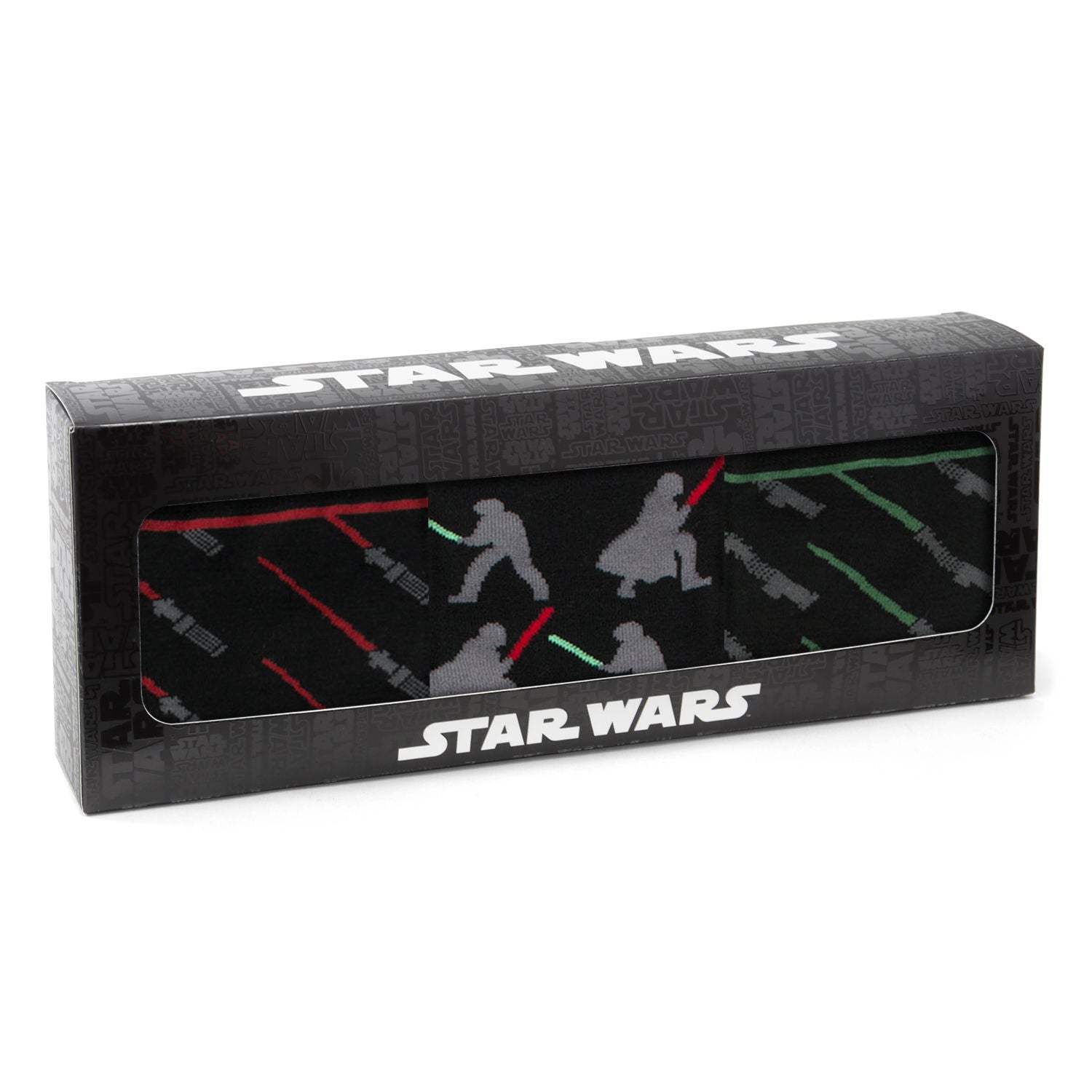 Star Wars LIGHTSABER Battle Dress Socks and Darth Vader Lapel Pin Gift Set - Cufflinks.com - Flyclothing LLC