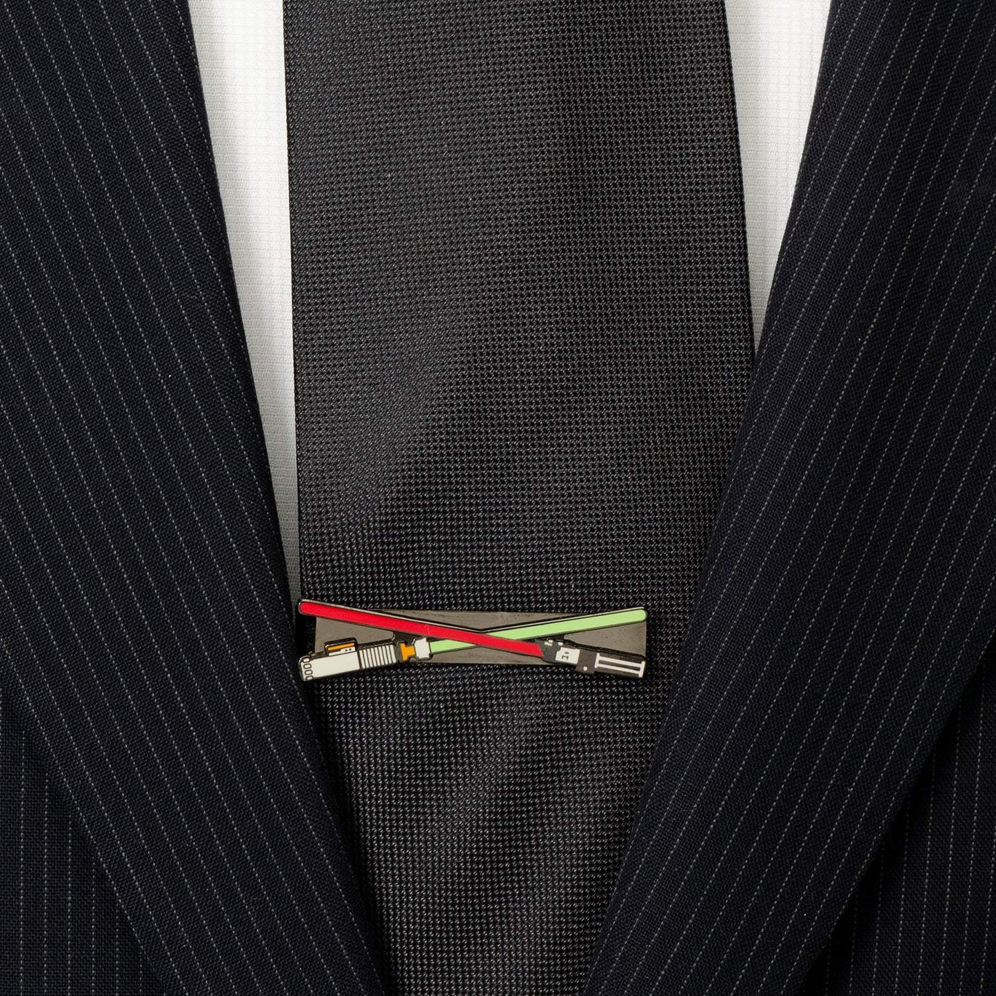 Star Wars Darth Vader and Luke Skywalker LIGHTSABER Battle Tie Bar - Cufflinks.com - Flyclothing LLC