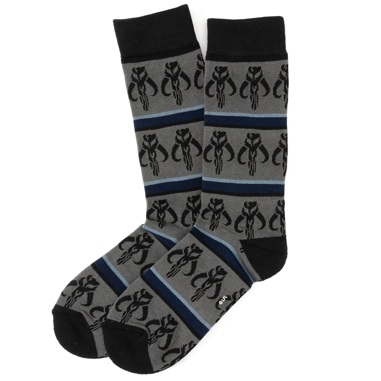 Star Wars Mandalorian 3-Pack Dress Sock and Mythosaur Lapel Pin Gift Set - Cufflinks.com - Flyclothing LLC
