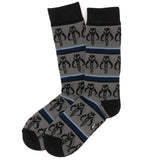 Star Wars Mandalorian 3-Pack Dress Sock and Mythosaur Lapel Pin Gift Set