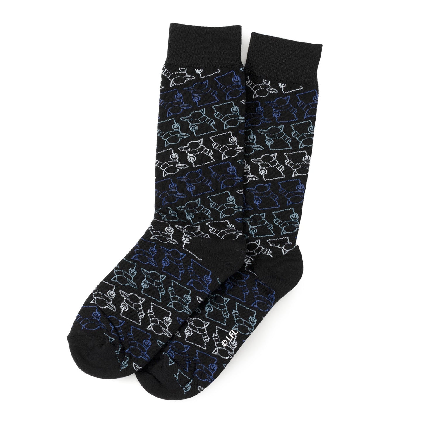 Star Wars Mandalorian 3-Pack Dress Sock and Mythosaur Lapel Pin Gift Set - Cufflinks.com - Flyclothing LLC