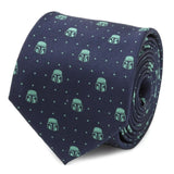 Star Wars Mandalorian and Grogu Zipper Tie Father and Son Gift Set - Cufflinks.com - Flyclothing LLC