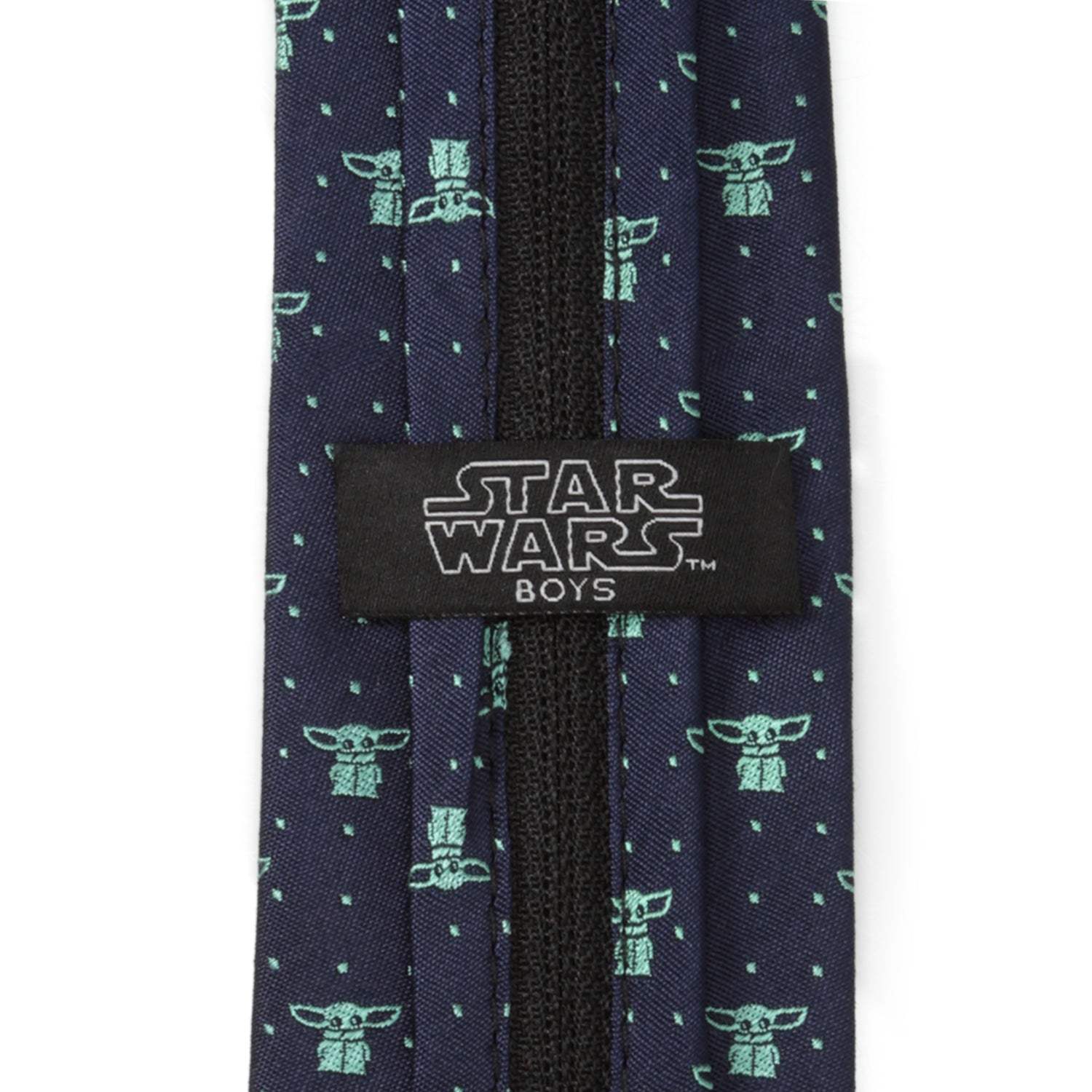Star Wars Mandalorian and Grogu Zipper Tie Father and Son Gift Set - Cufflinks.com - Flyclothing LLC