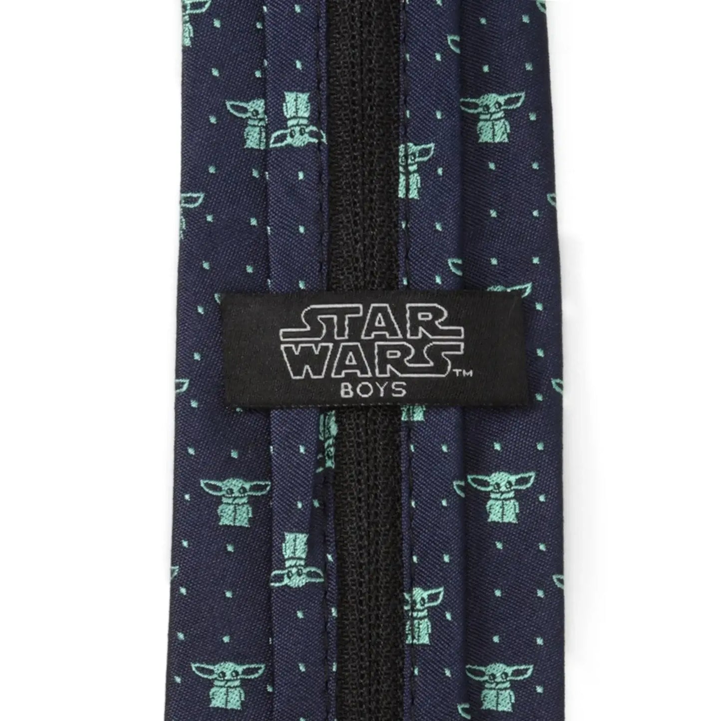 Star Wars Mandalorian and Grogu Zipper Tie Father and Son Gift Set - Cufflinks.com - Flyclothing LLC