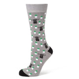 Star Wars Mandalorian and Grogu Gray Dress Socks and Lapel Pin Gift Set - Cufflinks.com - Flyclothing LLC