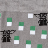 Star Wars Mandalorian and Grogu Gray Dress Socks and Lapel Pin Gift Set - Cufflinks.com - Flyclothing LLC