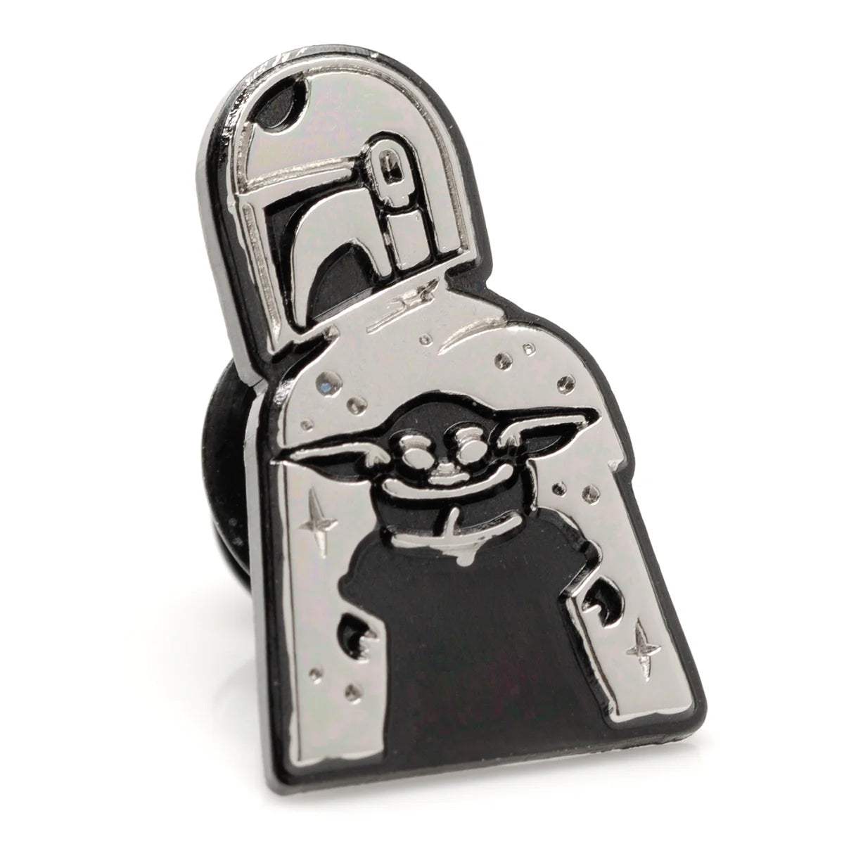 Star Wars Mandalorian and Grogu Gray Dress Socks and Lapel Pin Gift Set - Cufflinks.com - Flyclothing LLC