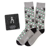 Star Wars Mandalorian and Grogu Gray Dress Socks and Lapel Pin Gift Set - Cufflinks.com - Flyclothing LLC
