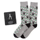 Star Wars Mandalorian and Grogu Gray Dress Socks and Lapel Pin Gift Set - Cufflinks.com - Flyclothing LLC