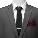 Star Wars Mandalorian Mythosaur Black Silk Tie