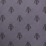 Star Wars Mandalorian Mythosaur Gray Tie, Red Pocket Square, Cufflinks, and Tie Bar Gift Set - Cufflinks.com - Flyclothing LLC