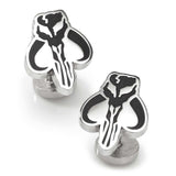 Star Wars Mandalorian Mythosaur Gray Tie, Red Pocket Square, Cufflinks, and Tie Bar Gift Set - Cufflinks.com - Flyclothing LLC