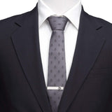 Star Wars Mandalorian Mythosaur Gray Silk Tie - Cufflinks.com - Flyclothing LLC