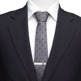 Star Wars Mandalorian Mythosaur Gray Silk Tie - Cufflinks.com - Flyclothing LLC