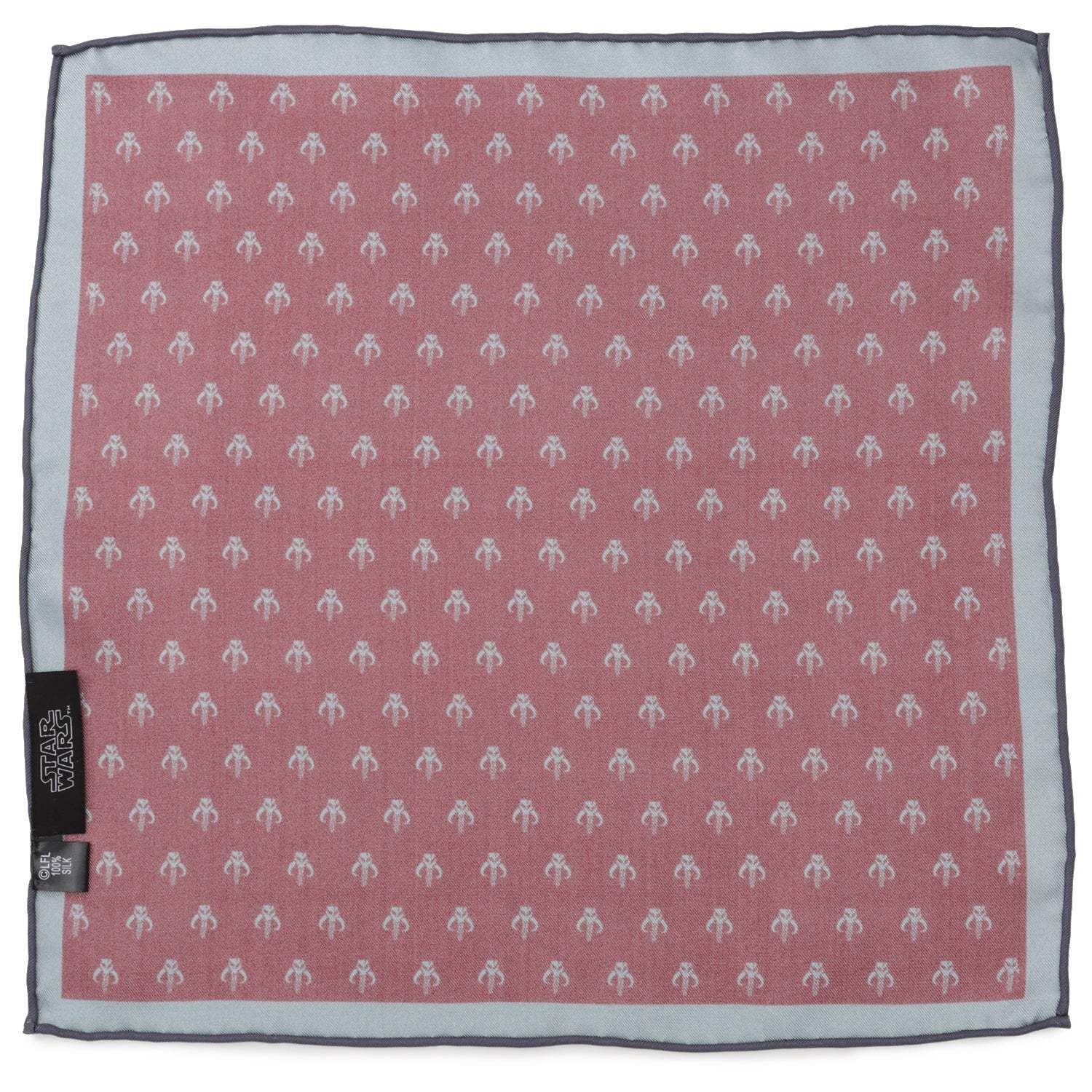 Star Wars Mandalorian Red Silk Pocket Square - Cufflinks.com - Flyclothing LLC