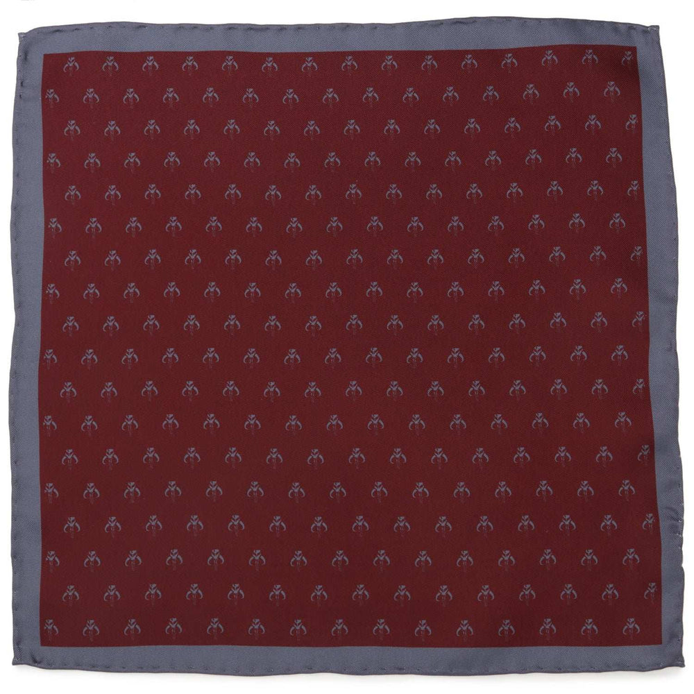 Star Wars Mandalorian Red Silk Pocket Square - Cufflinks.com - Flyclothing LLC