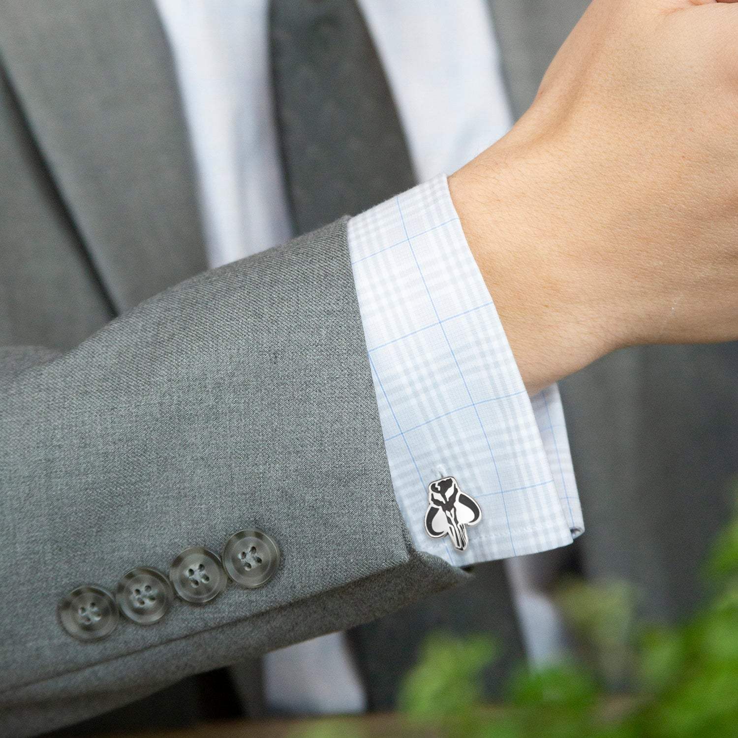 Star Wars Mandalorian Mythosaur Cufflinks - Cufflinks.com - Flyclothing LLC