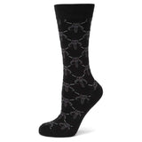Star Wars Mandalorian Charcoal Gray Dress Socks and Mythosaur Lapel Pin Gift Set - Cufflinks.com - Flyclothing LLC