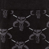 Star Wars Mandalorian Charcoal Gray Dress Socks and Mythosaur Lapel Pin Gift Set - Cufflinks.com - Flyclothing LLC