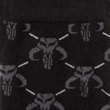 Star Wars Mandalorian Charcoal Gray Dress Socks and Mythosaur Lapel Pin Gift Set - Cufflinks.com - Flyclothing LLC