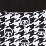 Star Wars Mandalorian Houndstooth Black and White Dress Socks and Lapel Pin Gift Set - Cufflinks.com - Flyclothing LLC