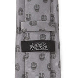 Star Wars Mandalorian Gray Tie - Cufflinks.com - Flyclothing LLC