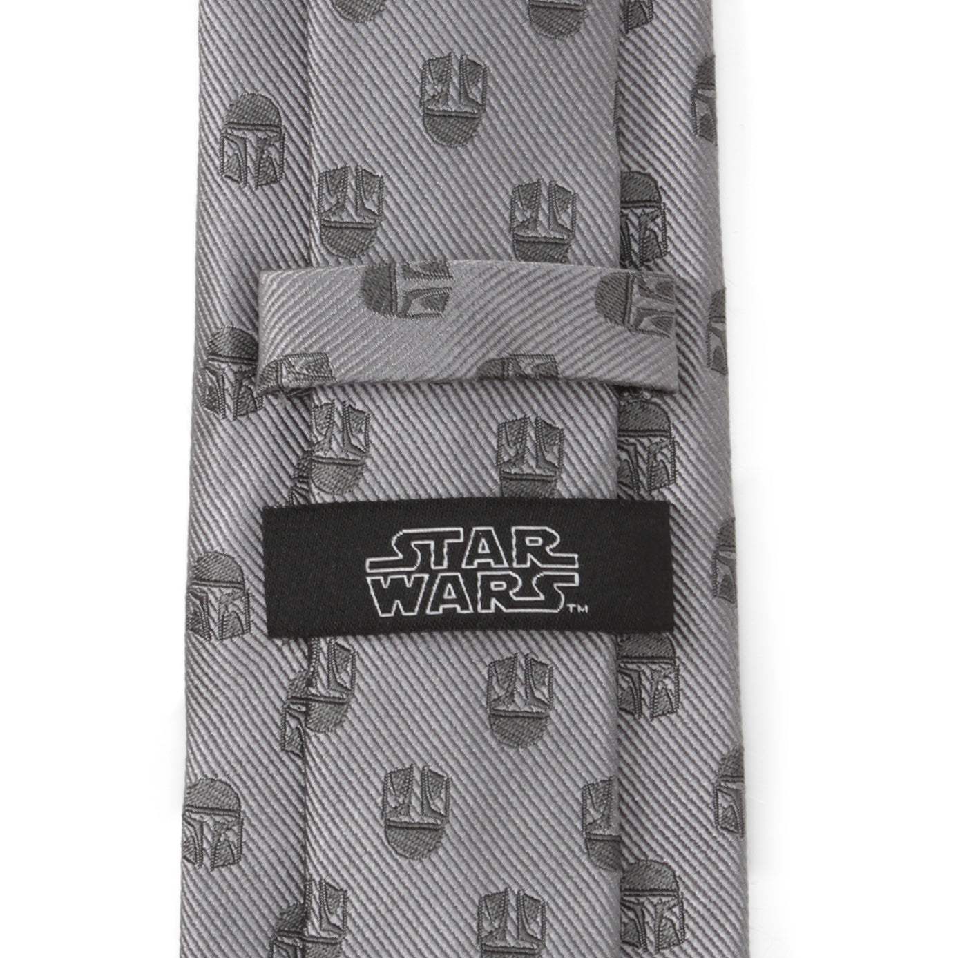 Star Wars Mandalorian Gray Tie - Cufflinks.com - Flyclothing LLC