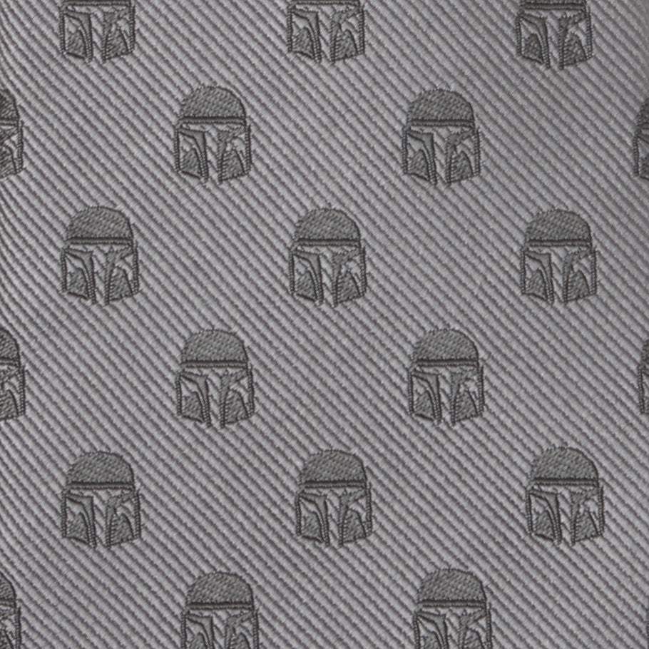 Star Wars Mandalorian Gray Tie - Cufflinks.com - Flyclothing LLC