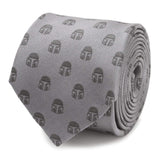 Star Wars Mandalorian Gray Tie - Cufflinks.com - Flyclothing LLC