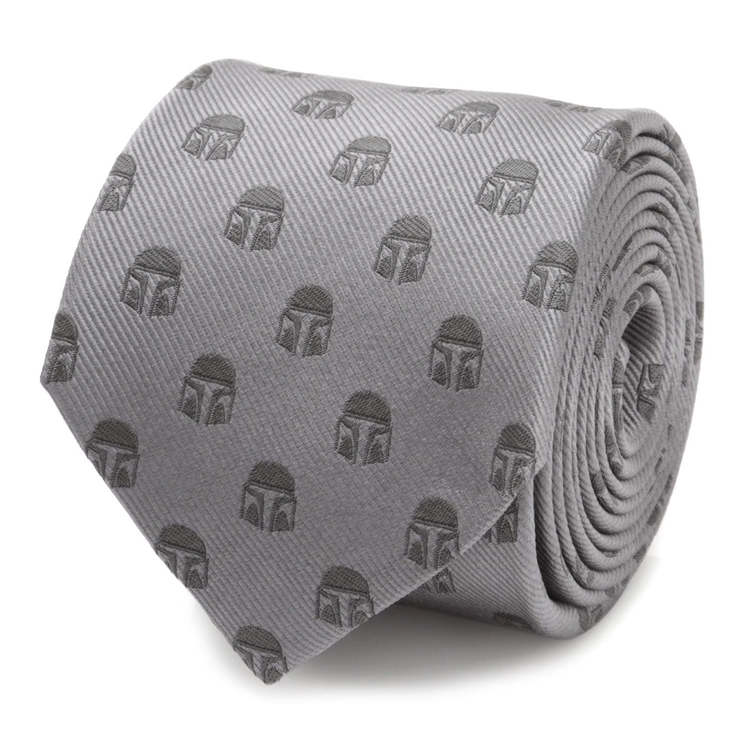 Star Wars Mandalorian Gray Tie - Cufflinks.com - Flyclothing LLC