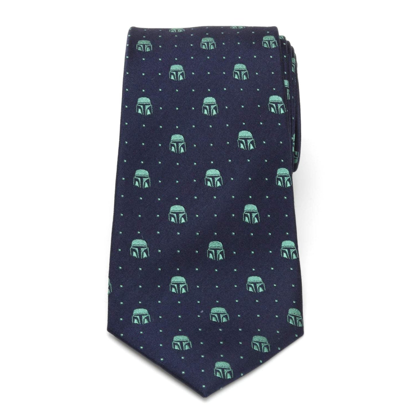Star Wars Mandalorian Navy Dotted Tie - Cufflinks.com - Flyclothing LLC