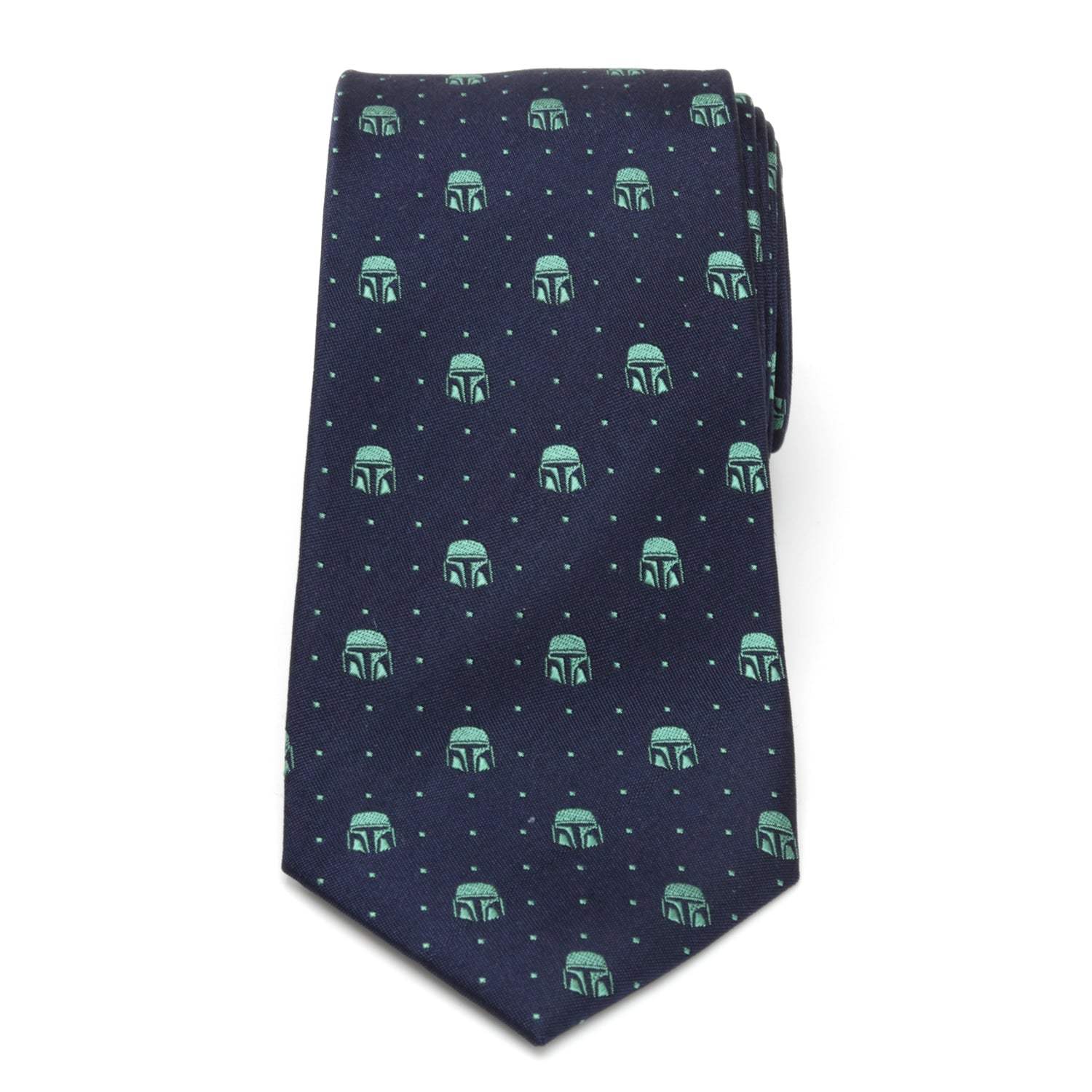 Star Wars Mandalorian Navy Dotted Tie - Cufflinks.com - Flyclothing LLC