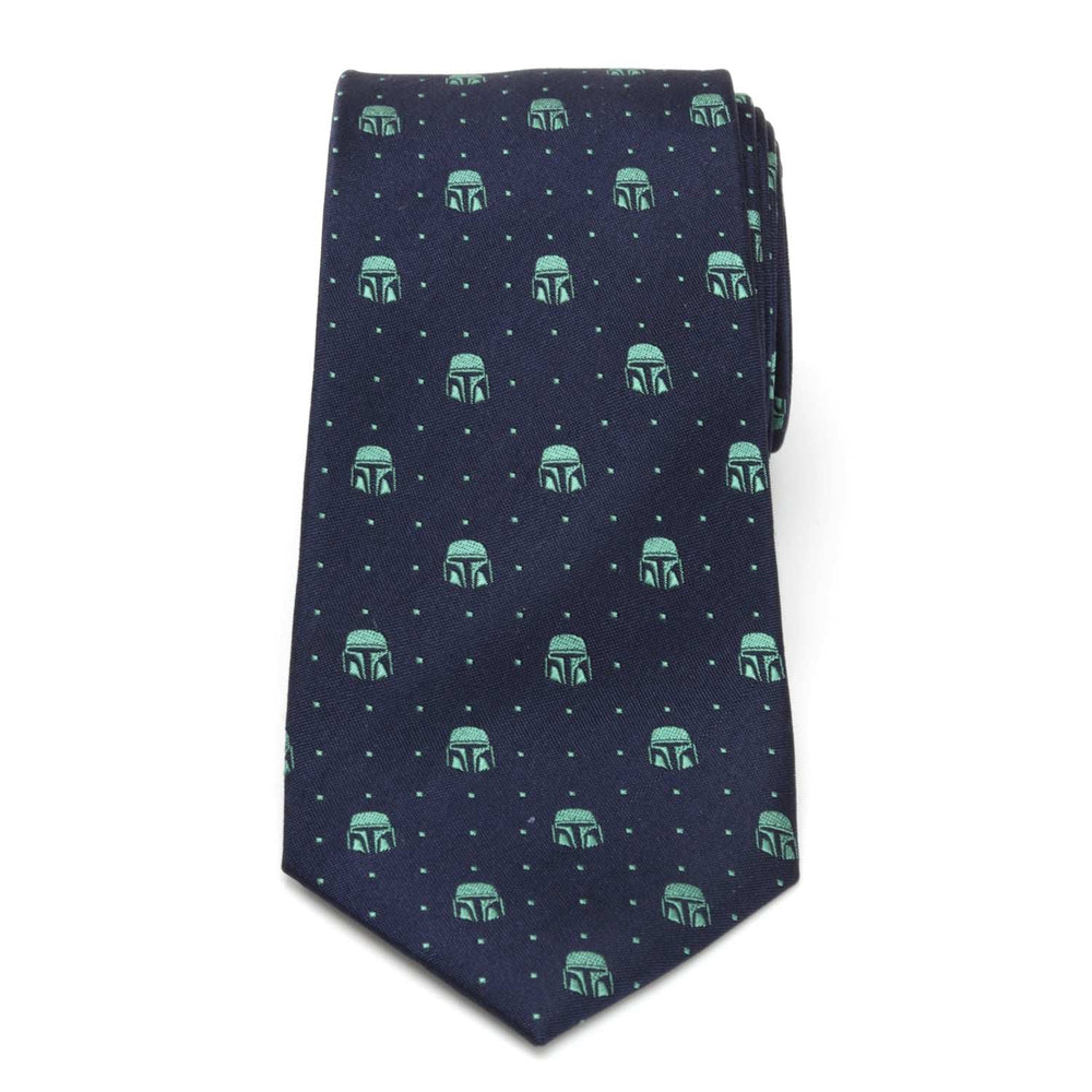 Star Wars Mandalorian Navy Dotted Tie - Cufflinks.com - Flyclothing LLC