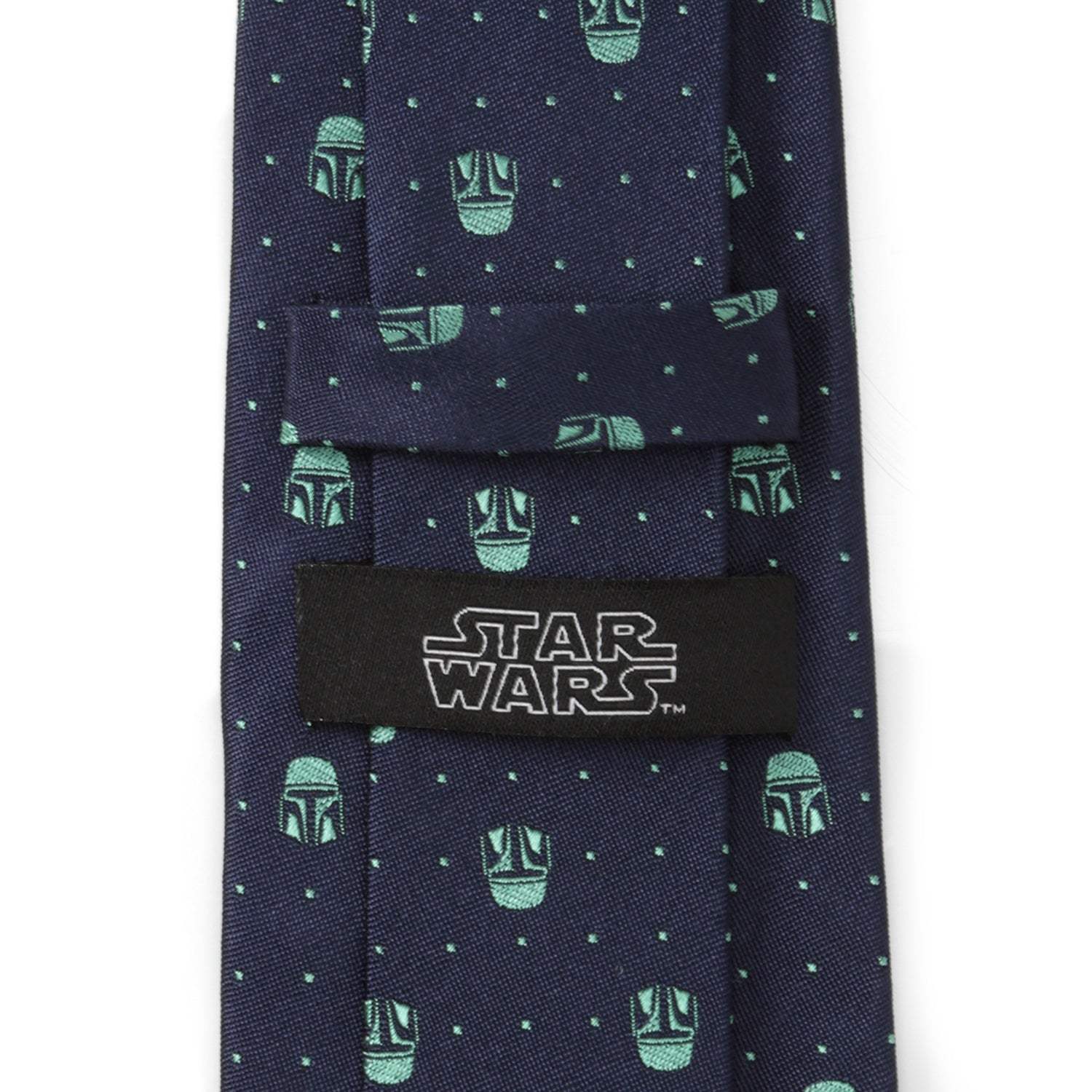 Star Wars Mandalorian Navy Dotted Tie - Cufflinks.com - Flyclothing LLC