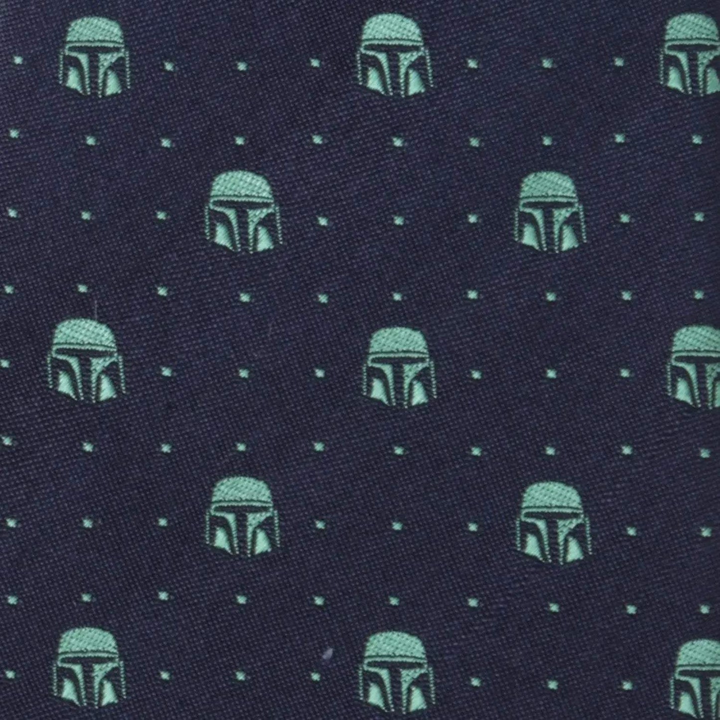 Star Wars Mandalorian Navy Dotted Tie - Cufflinks.com - Flyclothing LLC