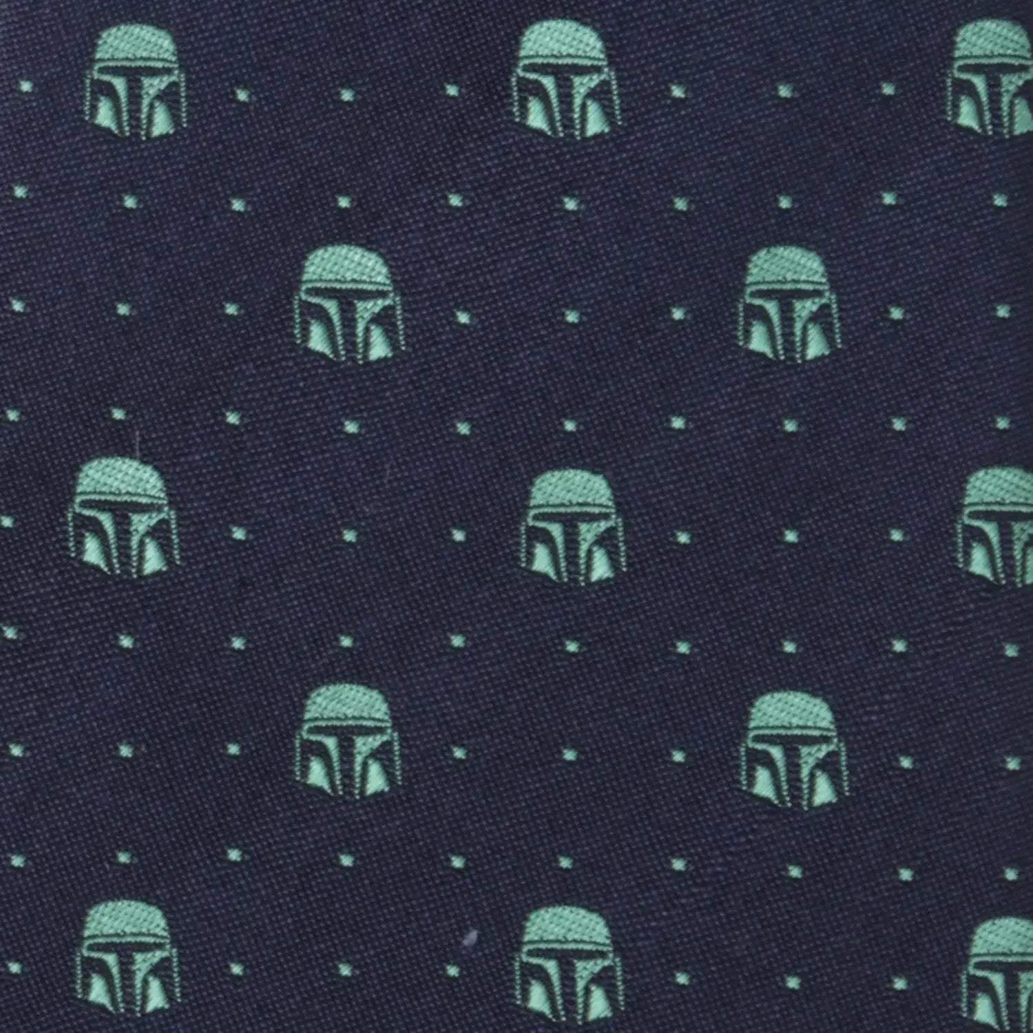 Star Wars Mandalorian Navy Dotted Tie - Cufflinks.com - Flyclothing LLC
