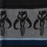 Star Wars Mandalorian Mythosaur Striped Dress Socks and Lapel Pin Gift Set