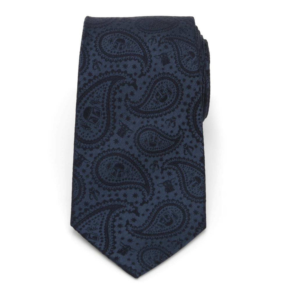 Star Wars Mandalorian and Grogu Navy Paisley Tie - Cufflinks.com - Flyclothing LLC